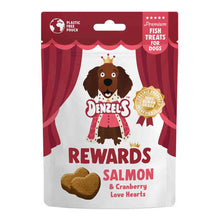 Denzels Rewards Salmon & Cranberry Love Hearts Dog Treats 70g - Discounted Stock (BBD DEC 25)