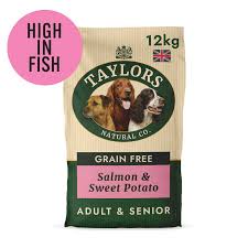 12KG Taylors Grain Free Salmon Dog Food - Damaged Packaging