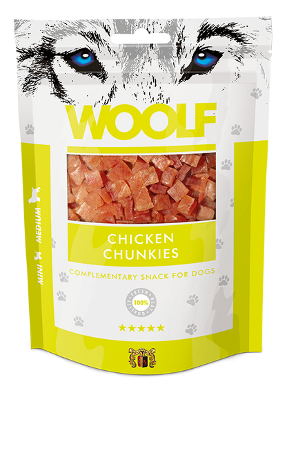 100g WOOLF Chunkies - Chicken
