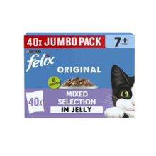 31 Pouch Jumbo Pack Felix Original 7+ Mixed in Jelly - Damaged Outer Packaging