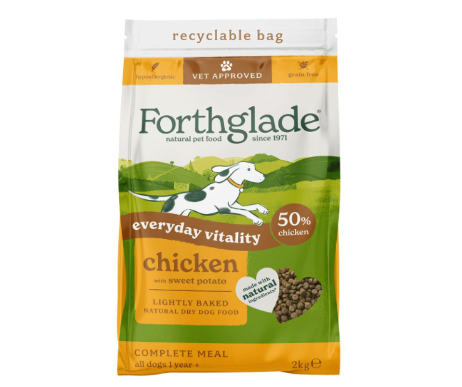 2kg Forthglade Lightly Baked Chicken & Sweet Potato - Discounted Stock