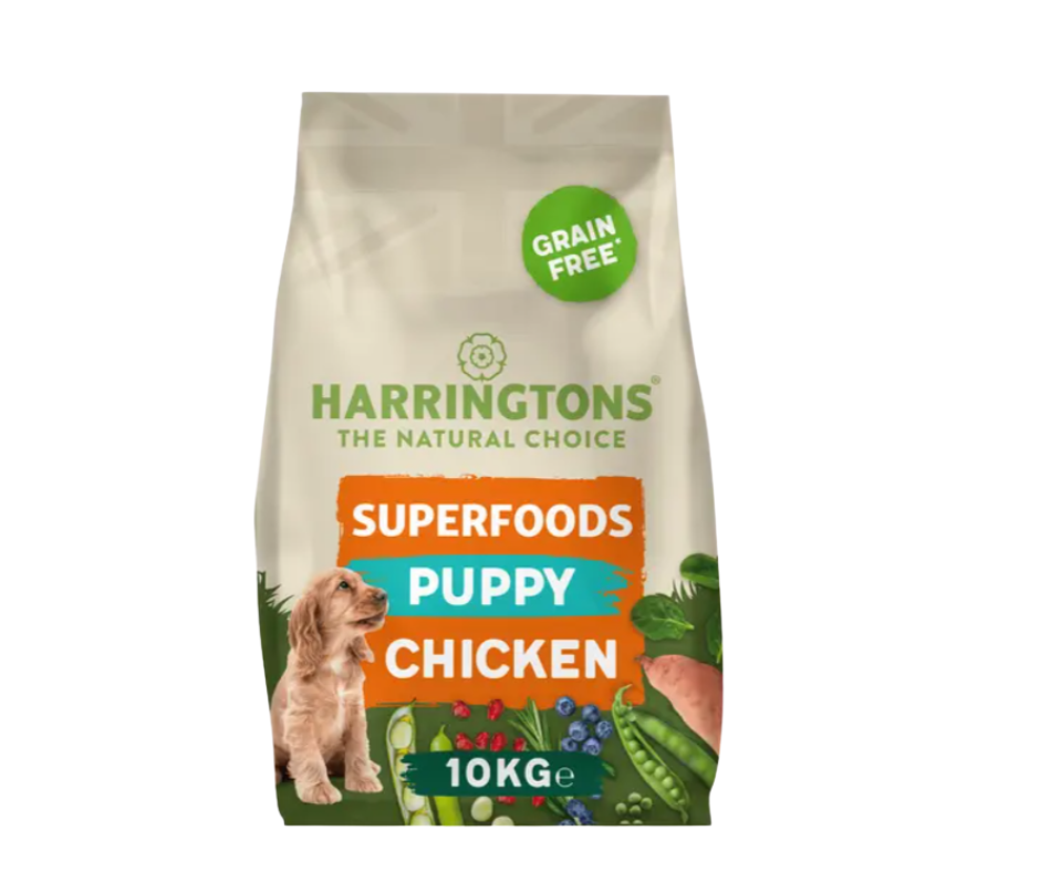 8.5kg Harrington Puppy superfood Chicken (1.7kg Bags)