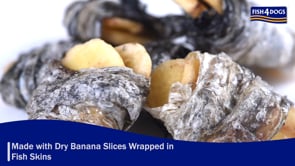 Fish4Dogs Love Banana Fish Wraps 100g