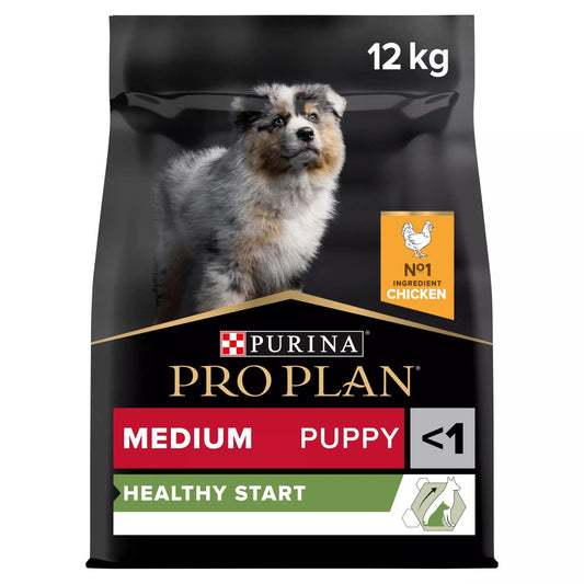 PRO PLAN Healthy Start Chicken Medium Puppy Food - Discounted Stock