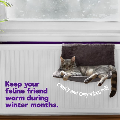 Petlicity Cat Radiator Bed – Warm & Cosy Pet Radiator Hammock for Cats & Small Dogs up to 5kg