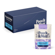 12x150g Pooch & Mutt Health & Digestion Complete Wet Food - Damaged Packaging