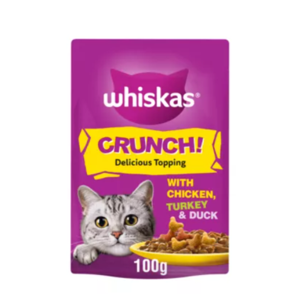 100g Whiskas Crunch Delicious Toppers
